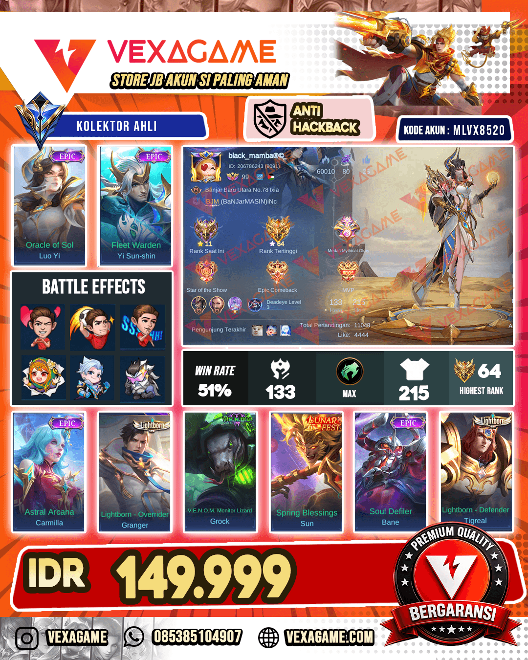 Luo Yi Epic | Yss Epic