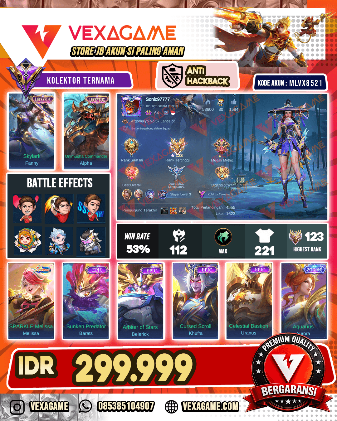 Fanny Luckybox | Alpha Luckybox | Melissa Sparkle | Barats Epic Ex Immo Recal Tas Tas