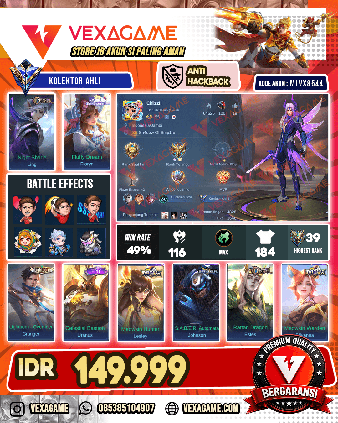 Ling Dragon Tamer | Floryn Sanrio | Fanny Valentine