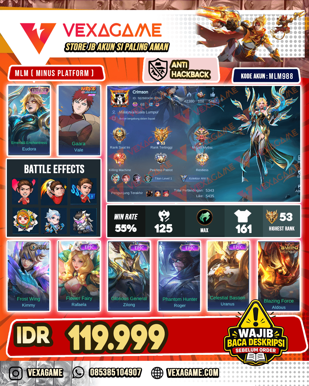 Eudora Luckybox X Vale Gaara