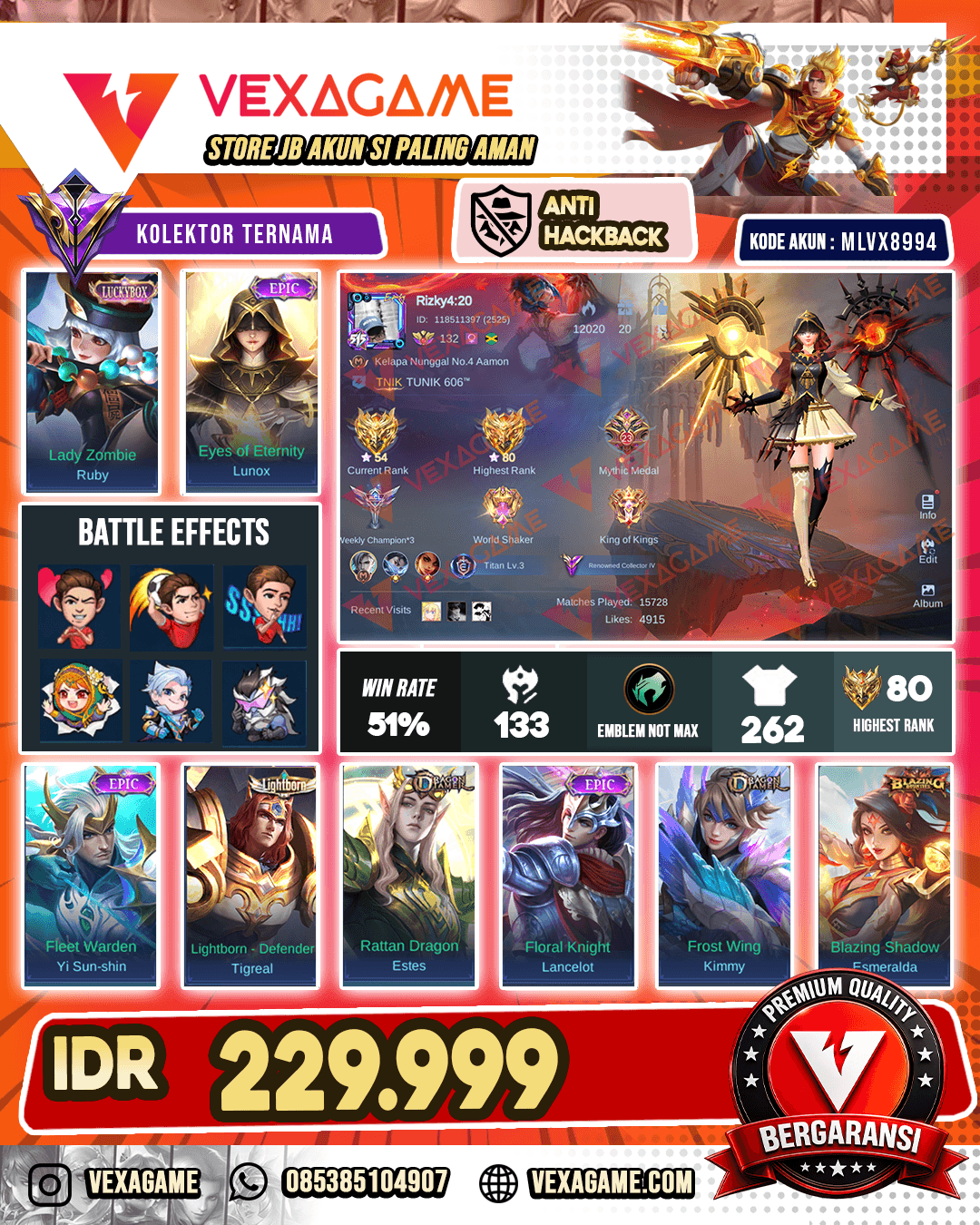 Lunox Epic X Ruby Luckybox