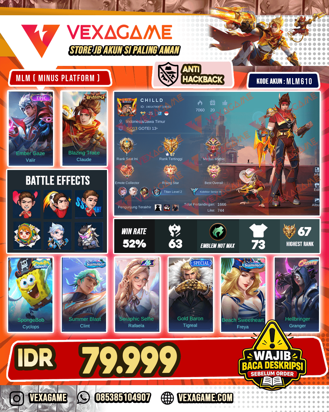 Akun Murah Harga Pelajar
