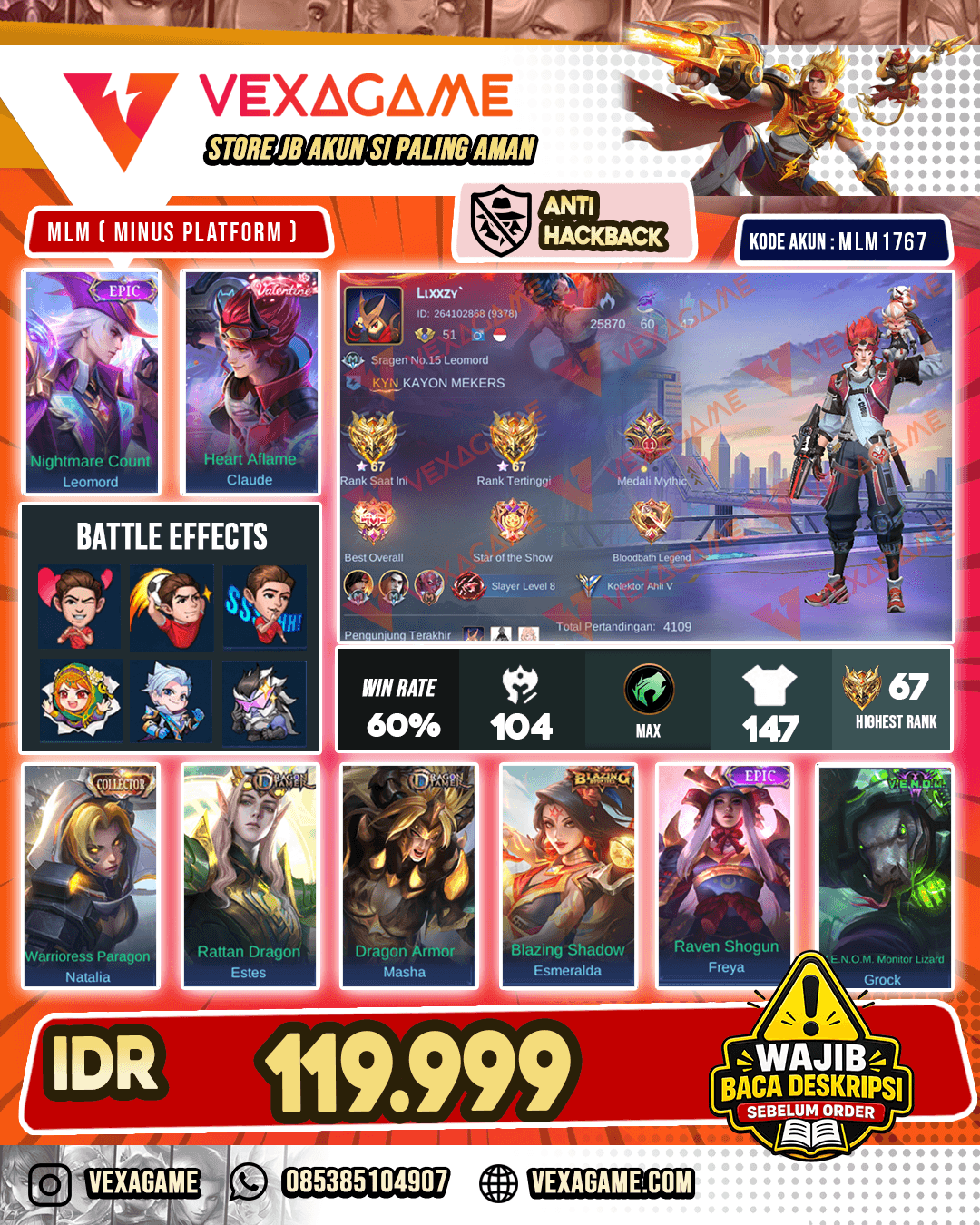 Claude Valentine | Leomord Epic