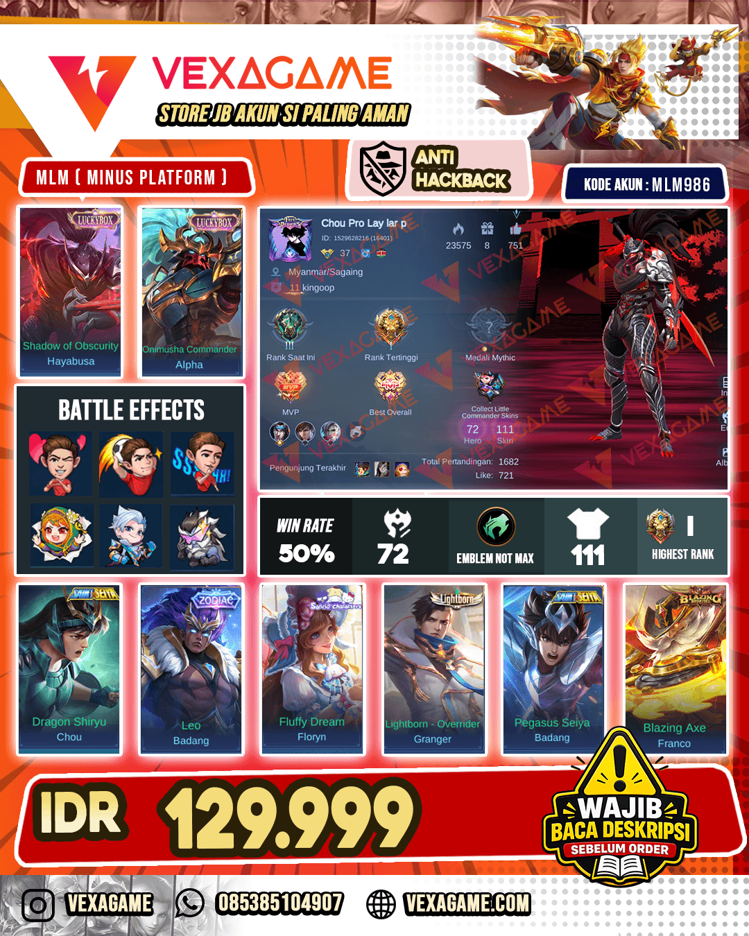Haya Luckybox | Alpha Luckybox | Chou Saint Seiya
