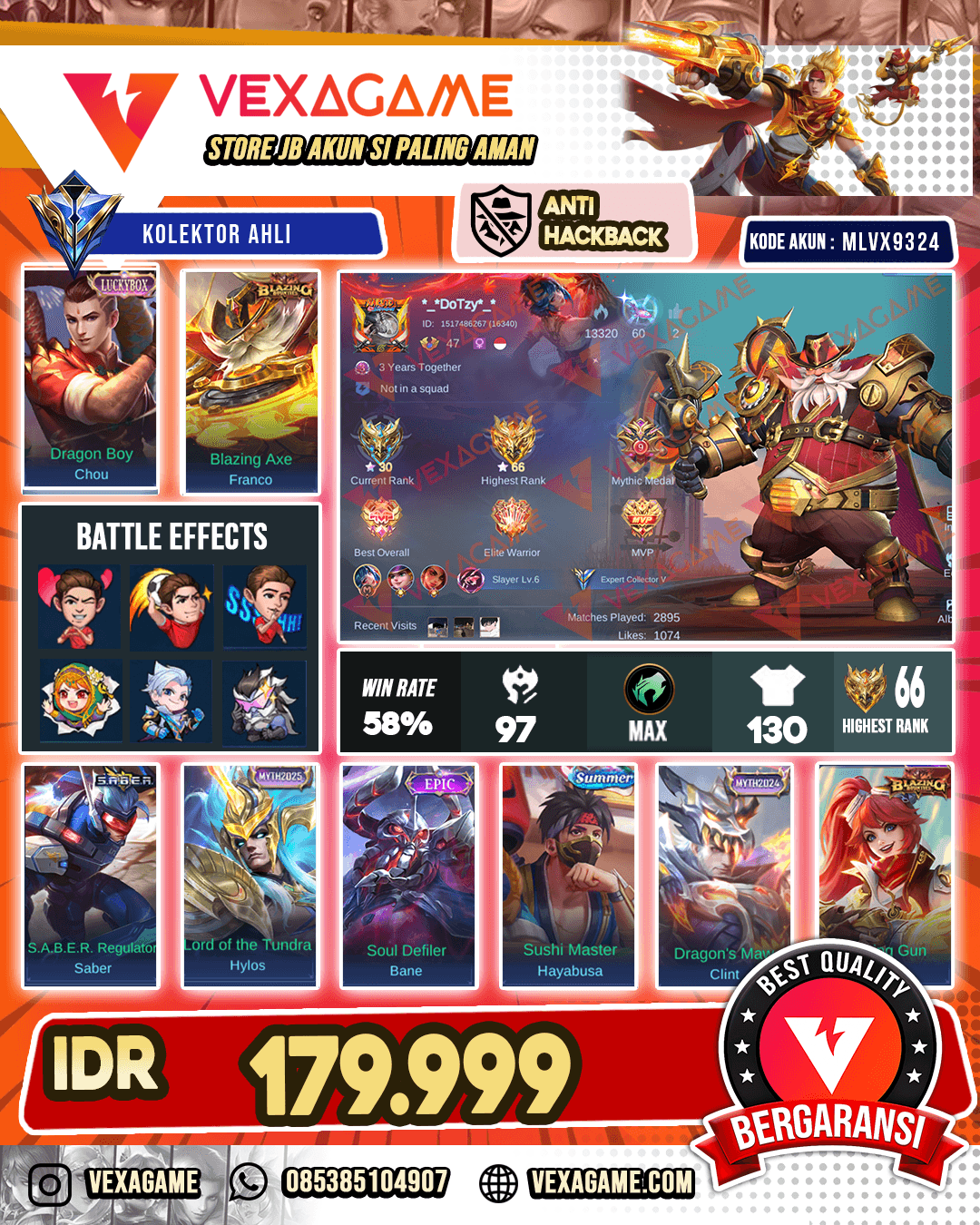 Chou Luckybox | Fanco Blazinfg
