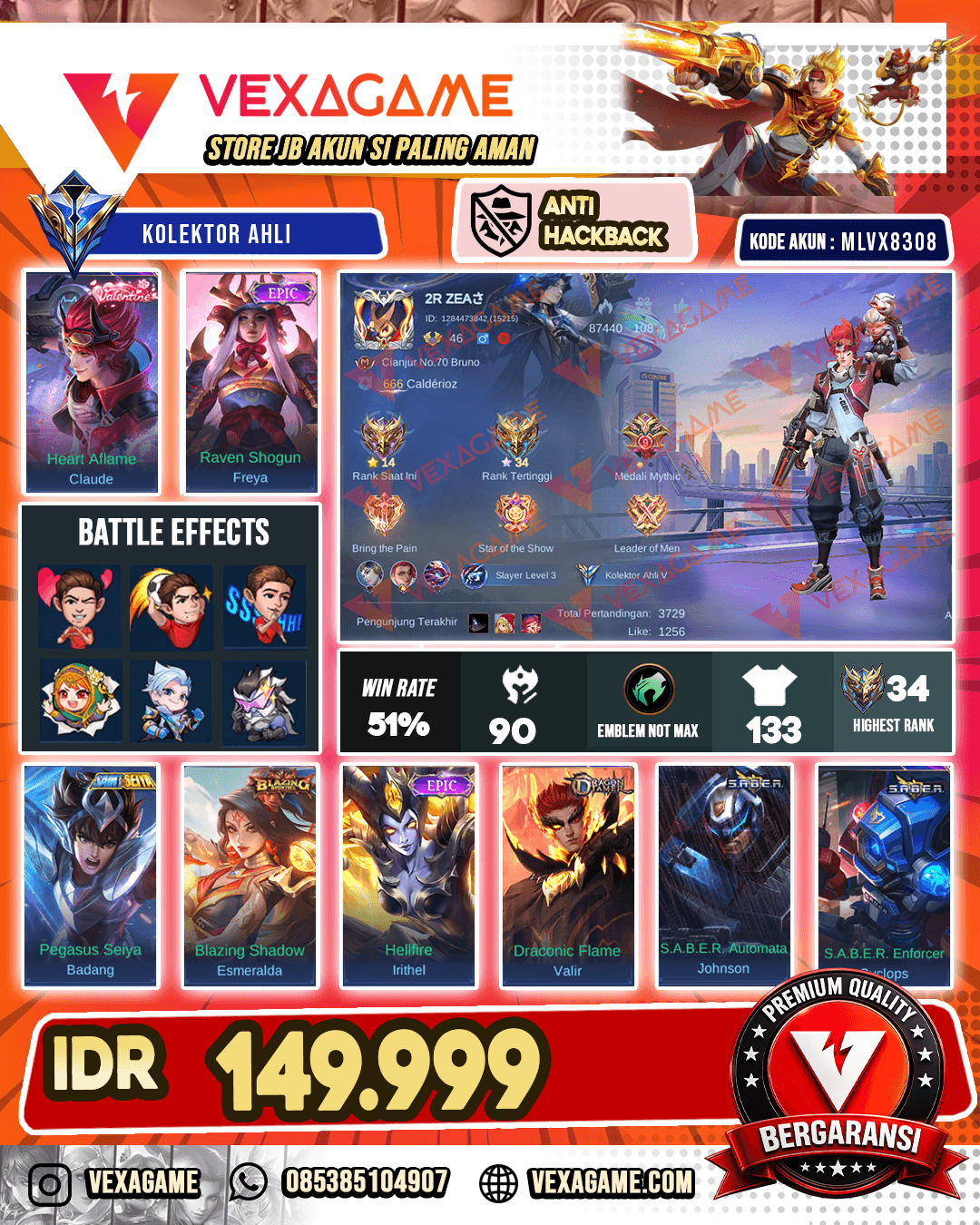 Claude Valentine | Freya Epic