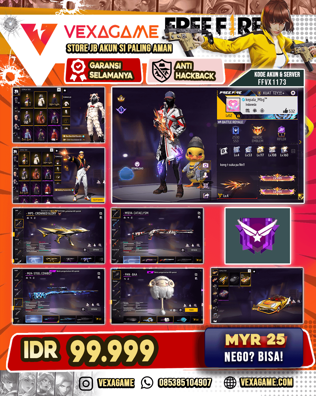 EVO AUG | SG PANJANG CATALIYSM | VAULT 50+