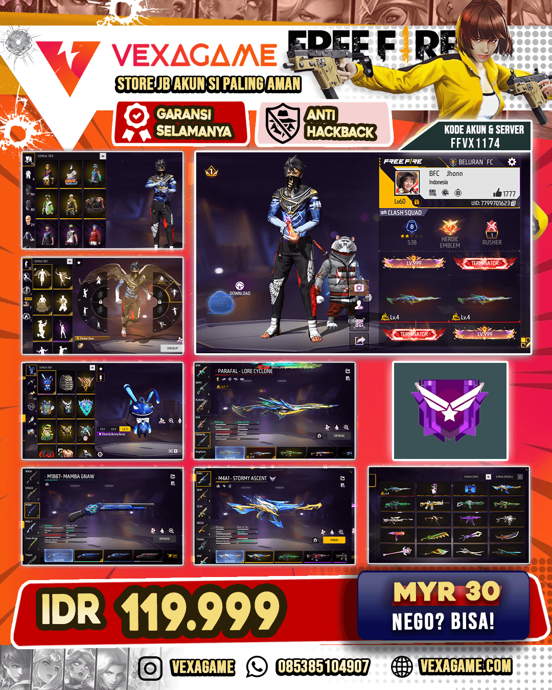 EVO PARAFAL LV 4 | SG 2 RASA | VAULT 100++