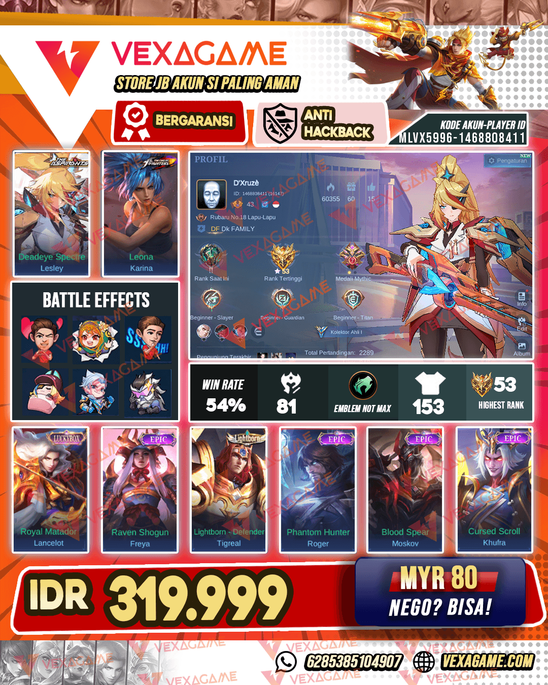 Lesley Aspirant | Lancelot Luckybox