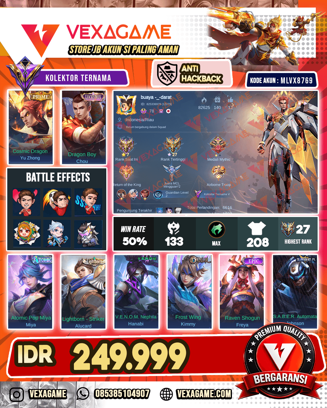 Yu Zhong Prime | Chou Luckybox | Miya Atomic