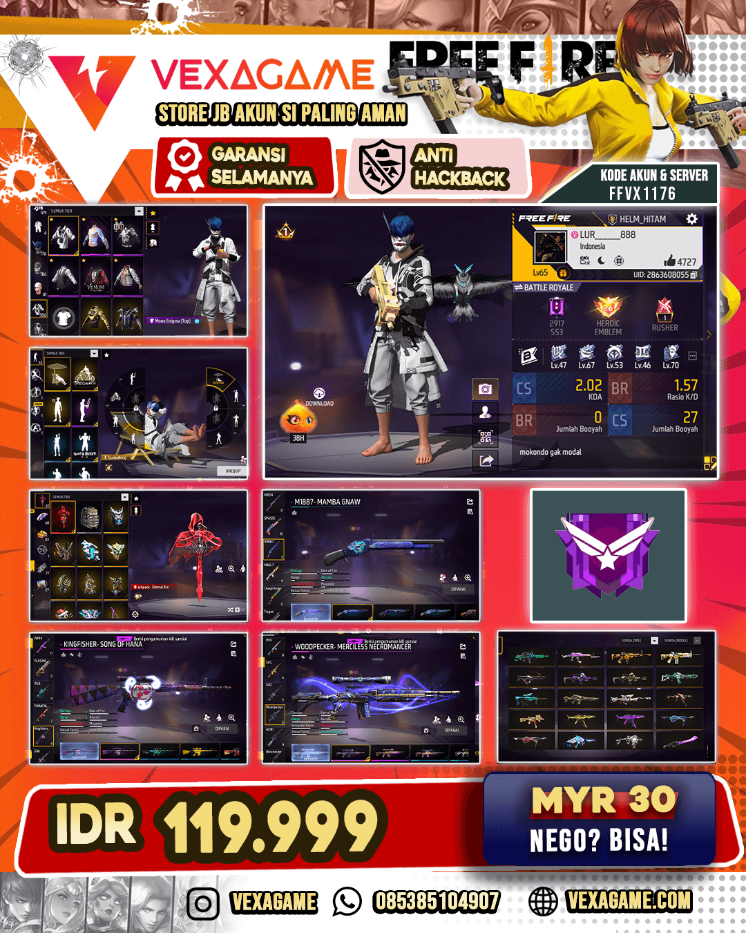 SG 3 RASA | SCAR PARADISE | VAULT 300++