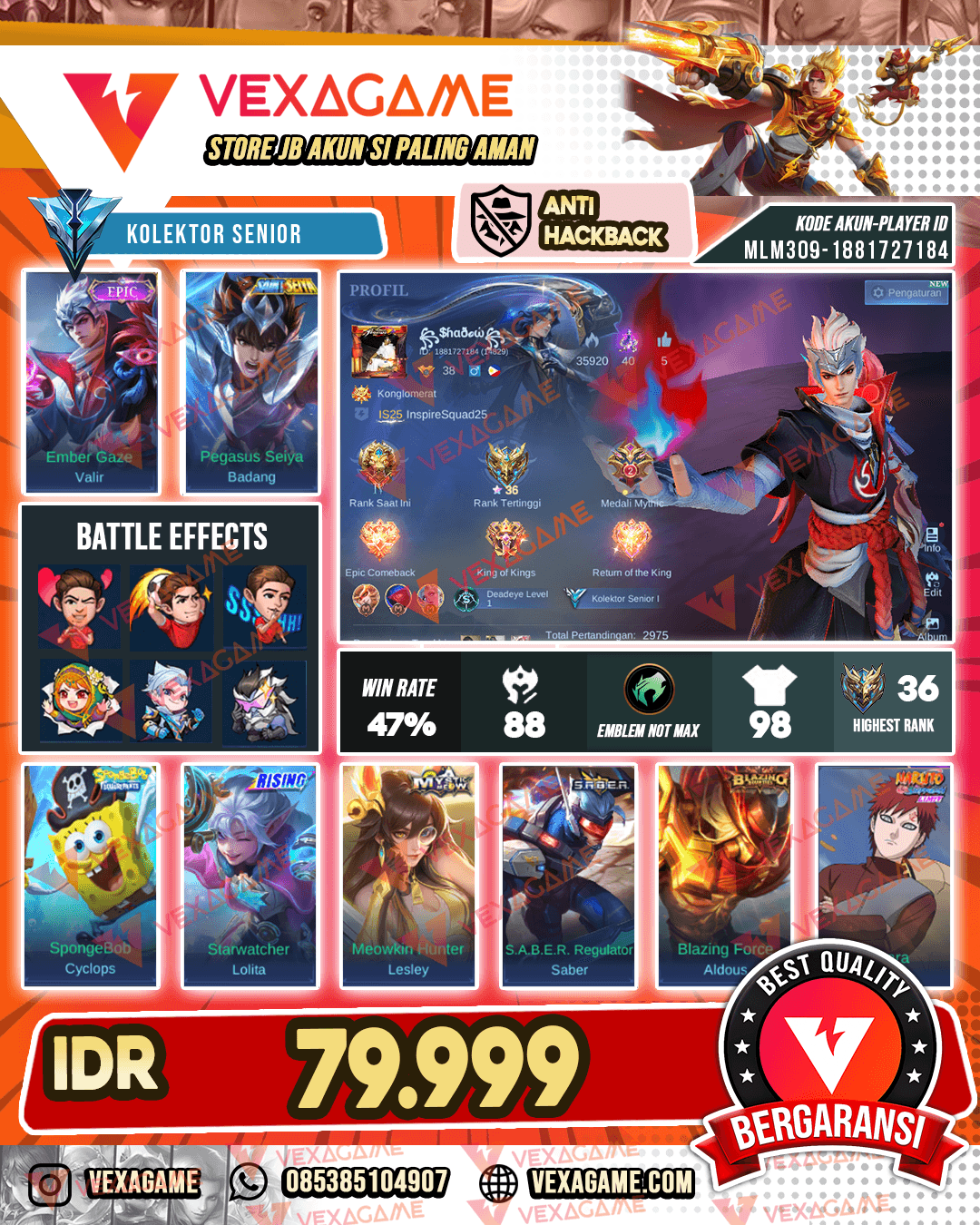 Valir Epic | Badang Pegasus SEIYA