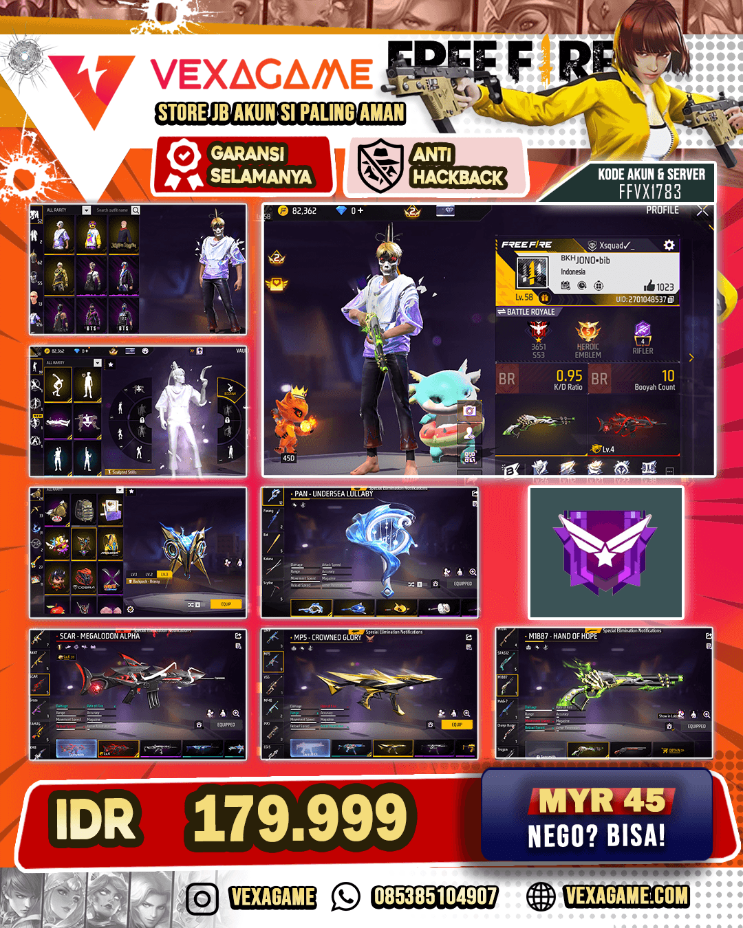EVO 1 | SG Lumut | Vault 100++