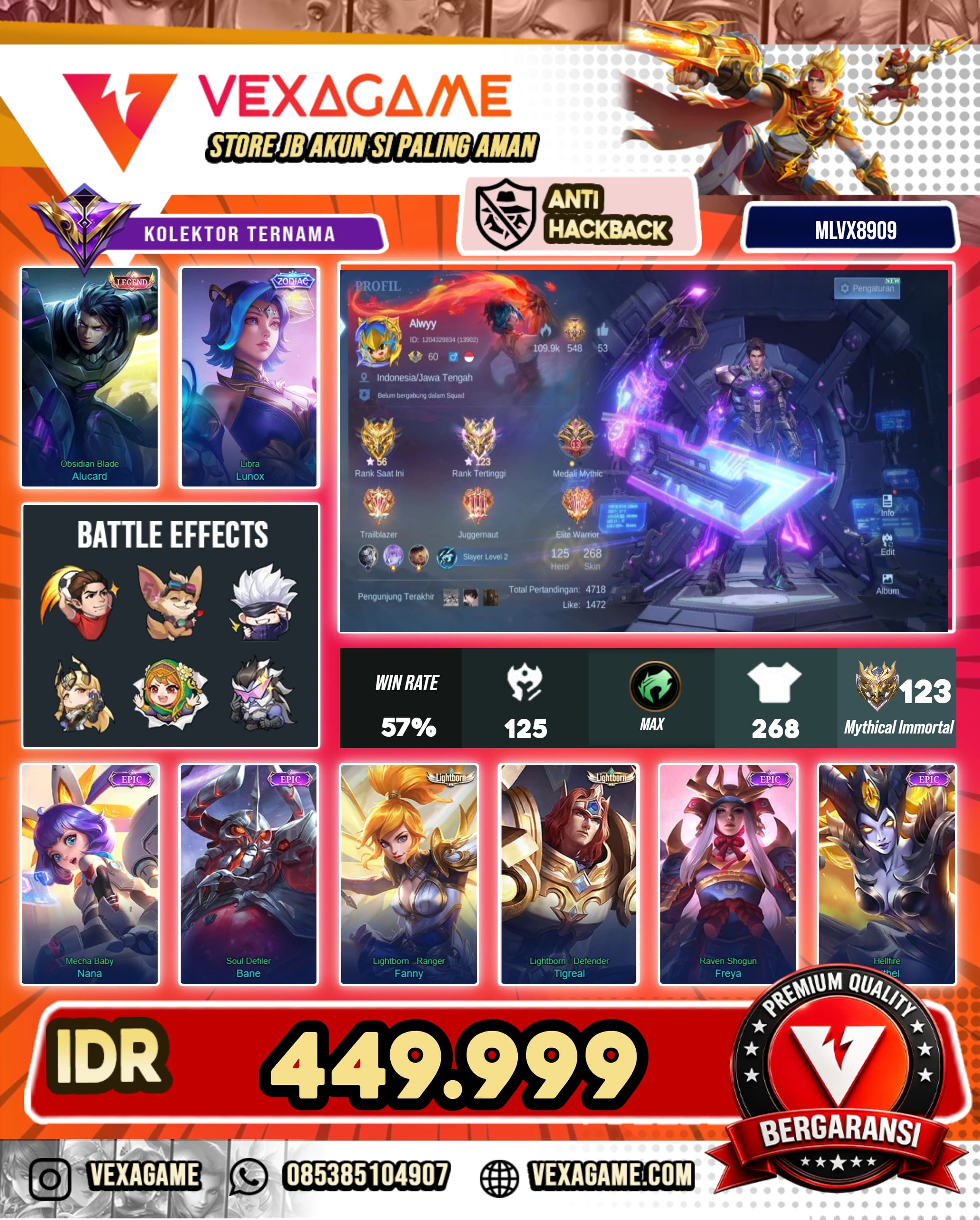 Alucard Legend | Lunox Zodiac