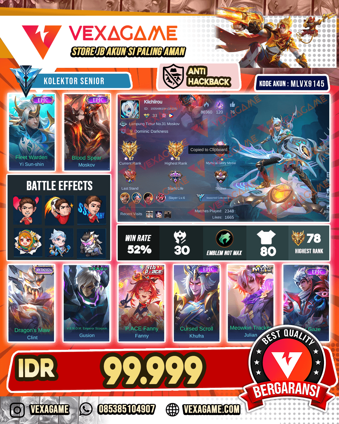 YSS Epic X Moskov Epic