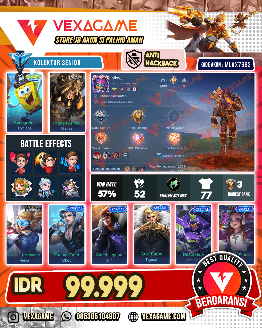 Akun Murah Harga Merakyat