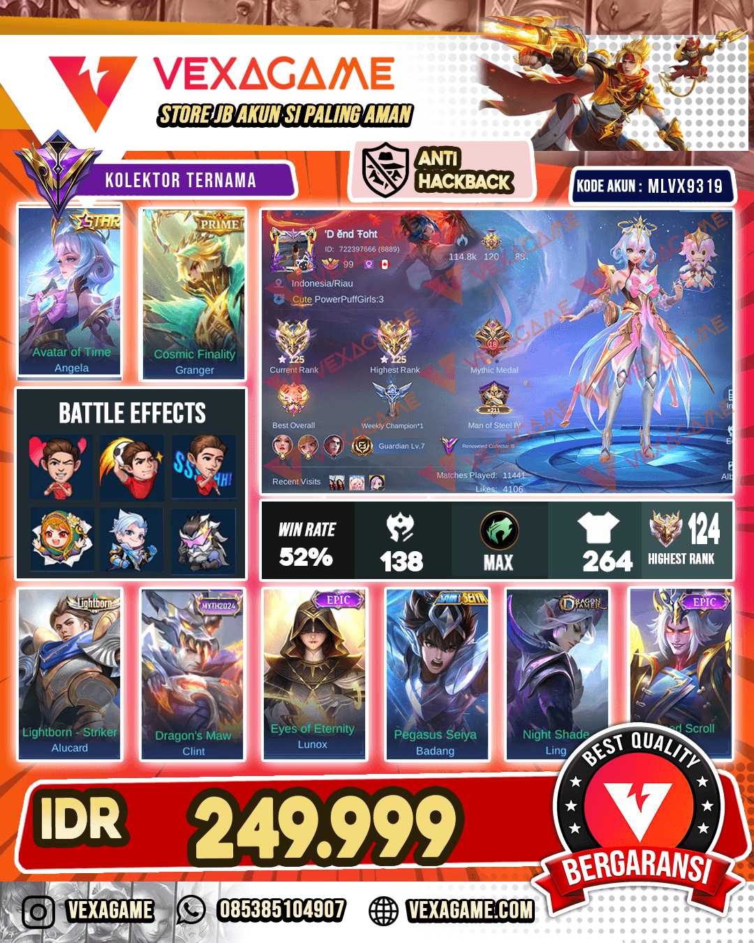 Angela Annual Star | Granger Prime | Ex Immortal