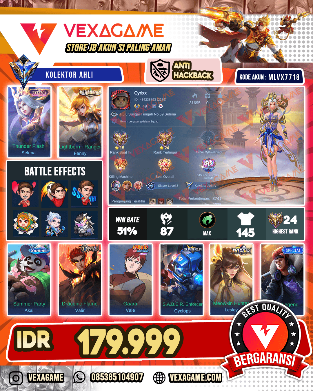 Selena Luckybox | Fanny Lightborn