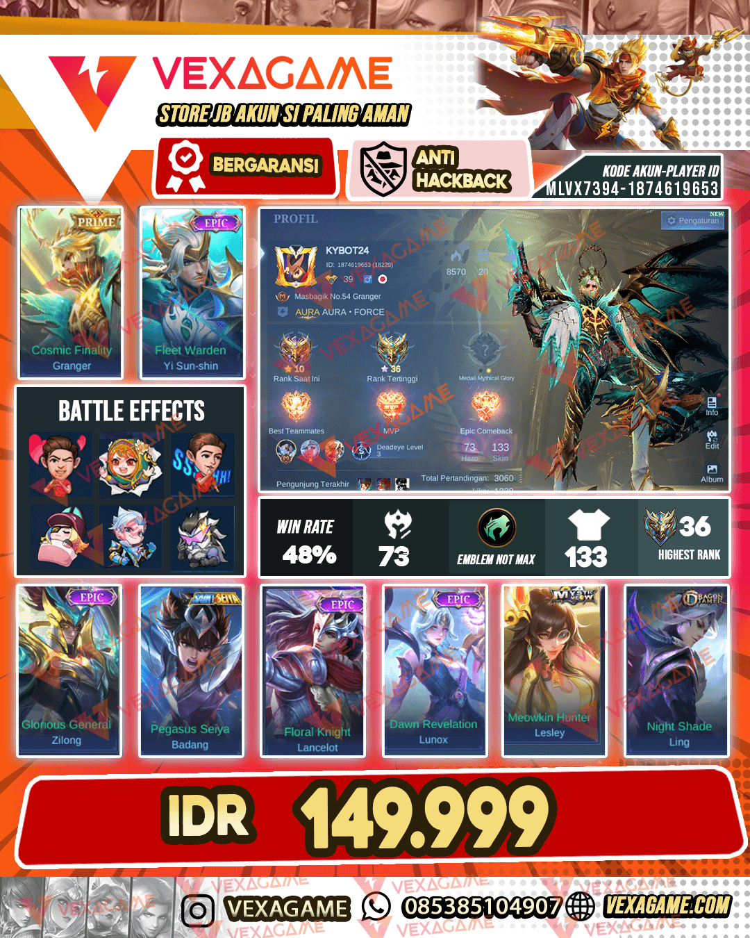 Granger PRIME X YSS Epic