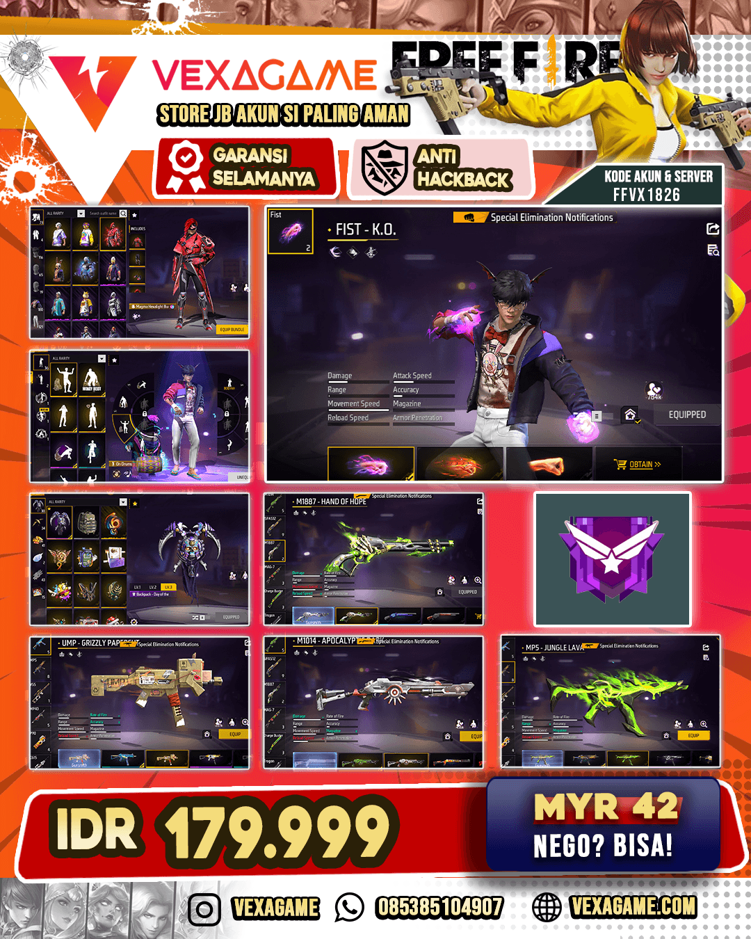 SG Lumut | Vault 180+ | TInju On | SG Mamba