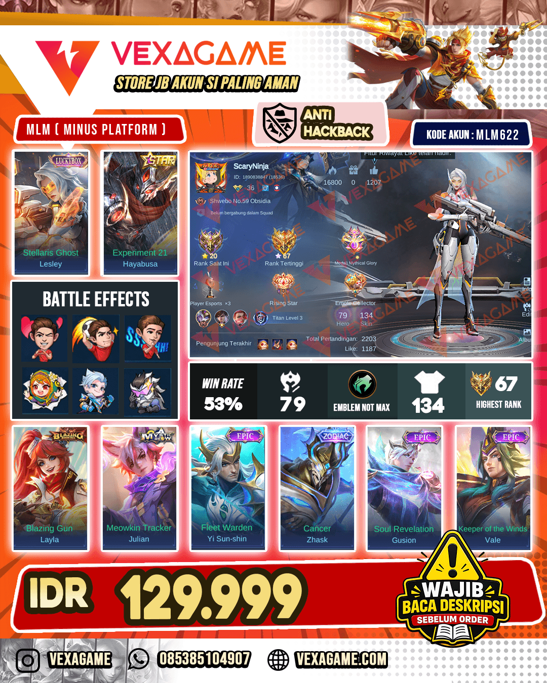 Lesley Luckybox | Hayabusa Annual Star