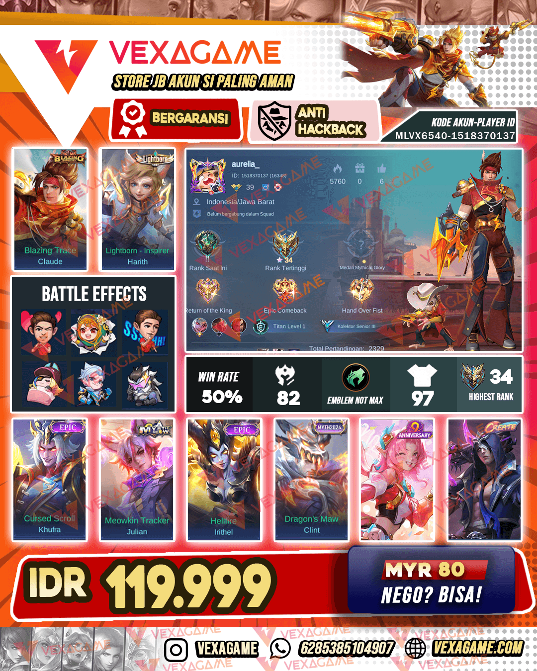 Claude Blazing | Harith Lightborn