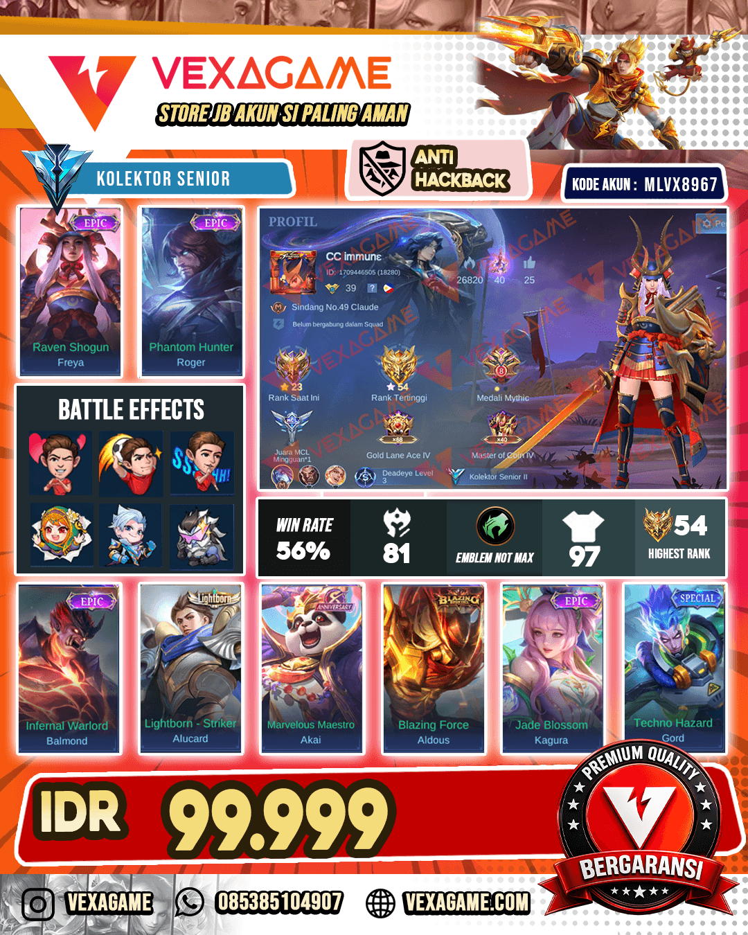 Freya Epic X Roger Epic