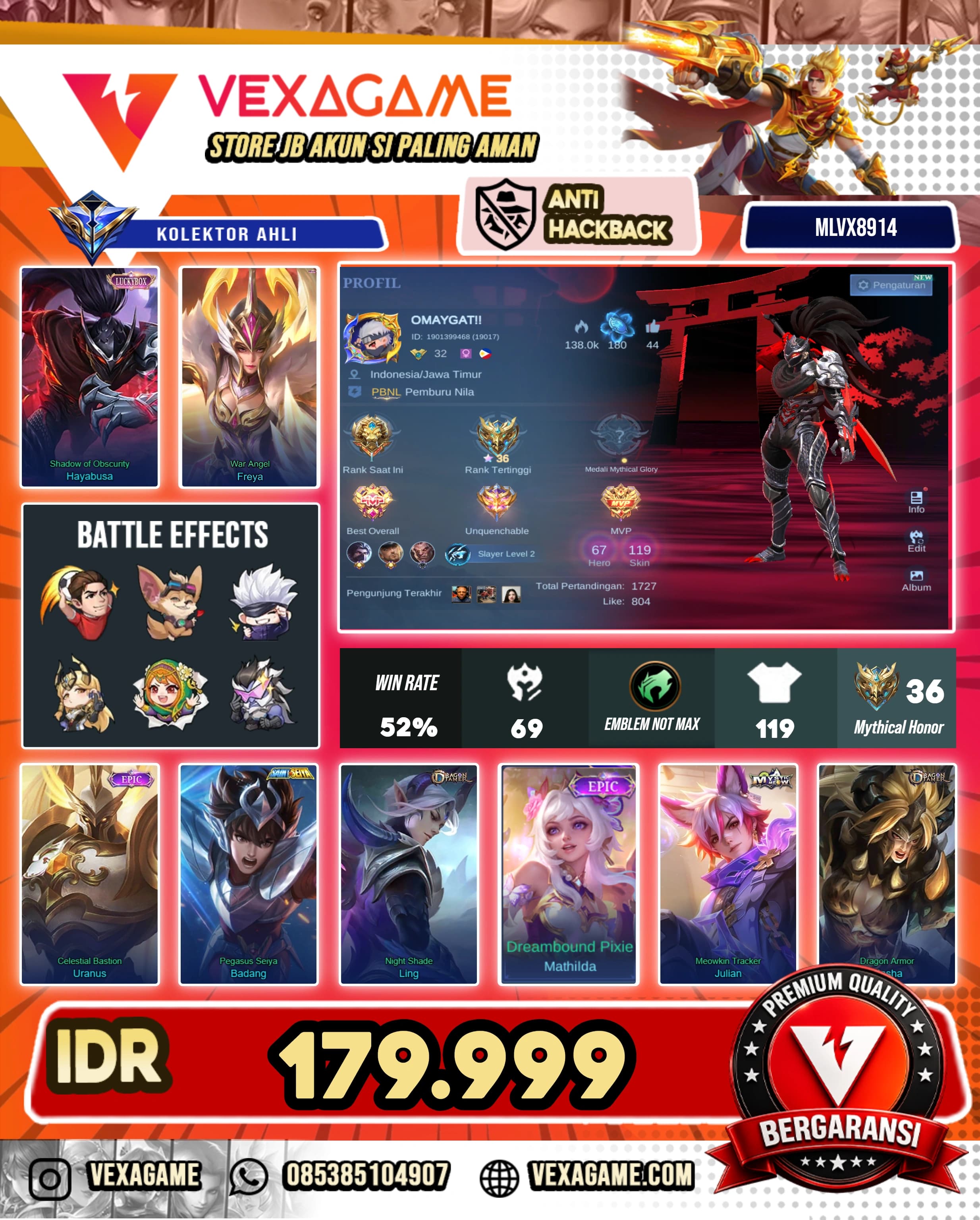Hayabusa Luckybox X Freya Luckybox