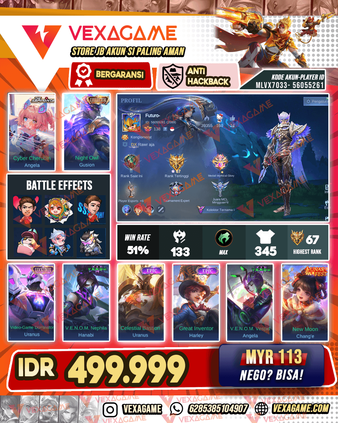 Gusion Collector | Angela Aspirants