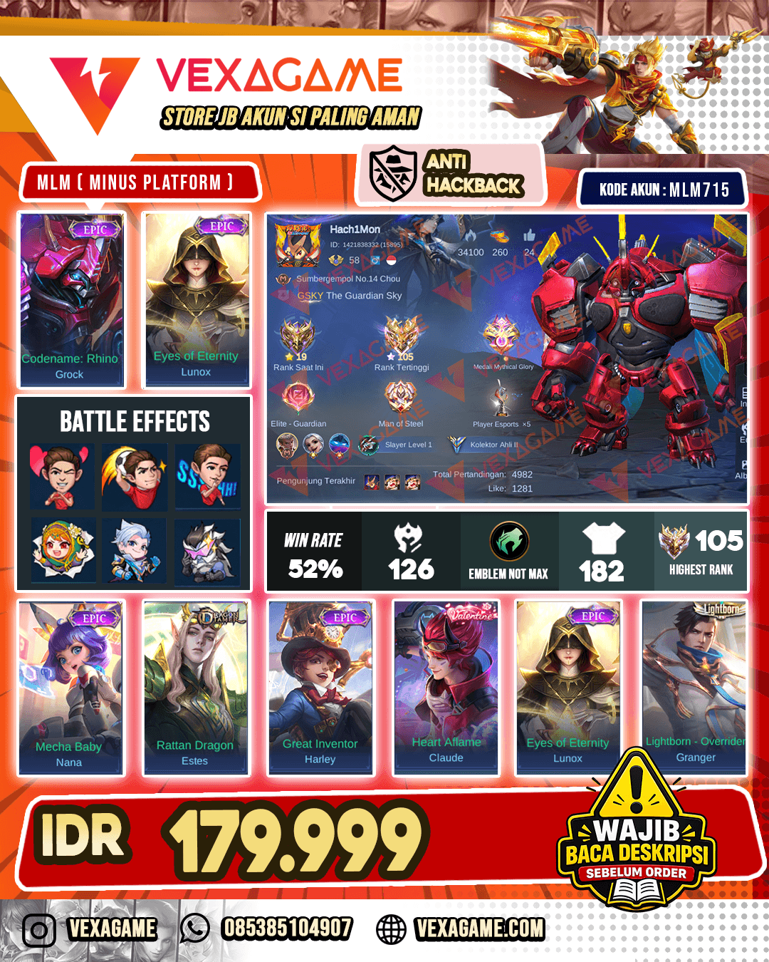 Grock Epic | Lunox Epic EX Immo