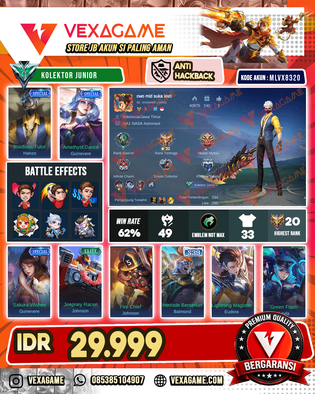 Akun Murah Harga Pelajar