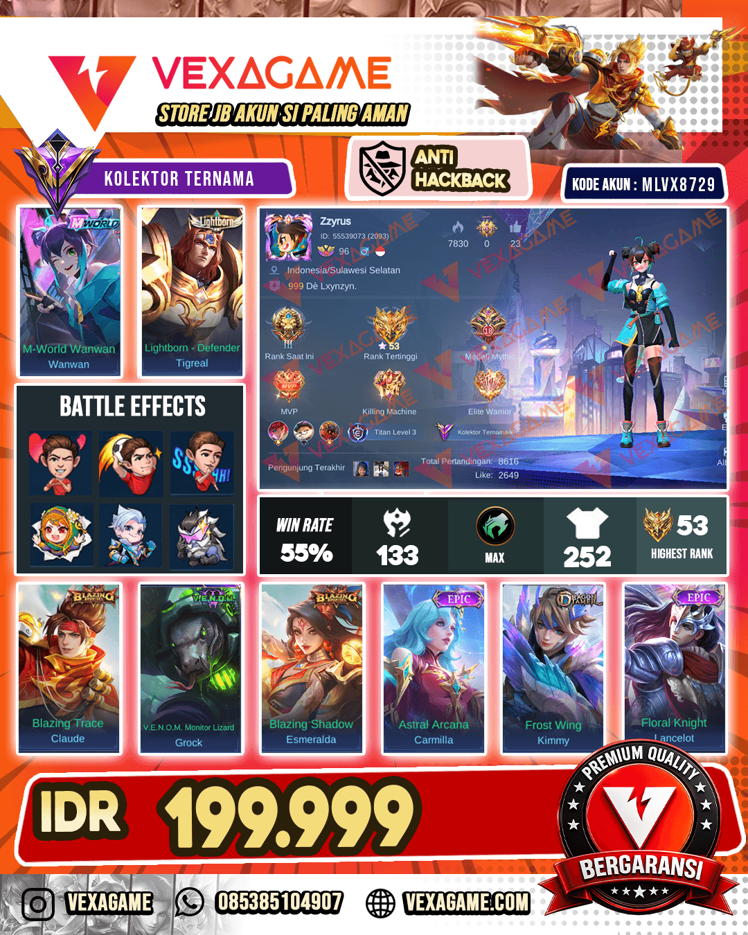 WanWan MWorld | Tigreal Lightborn