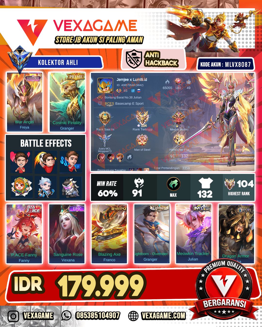 Freya Luckybox X Granger PRIME | Ex Immortal