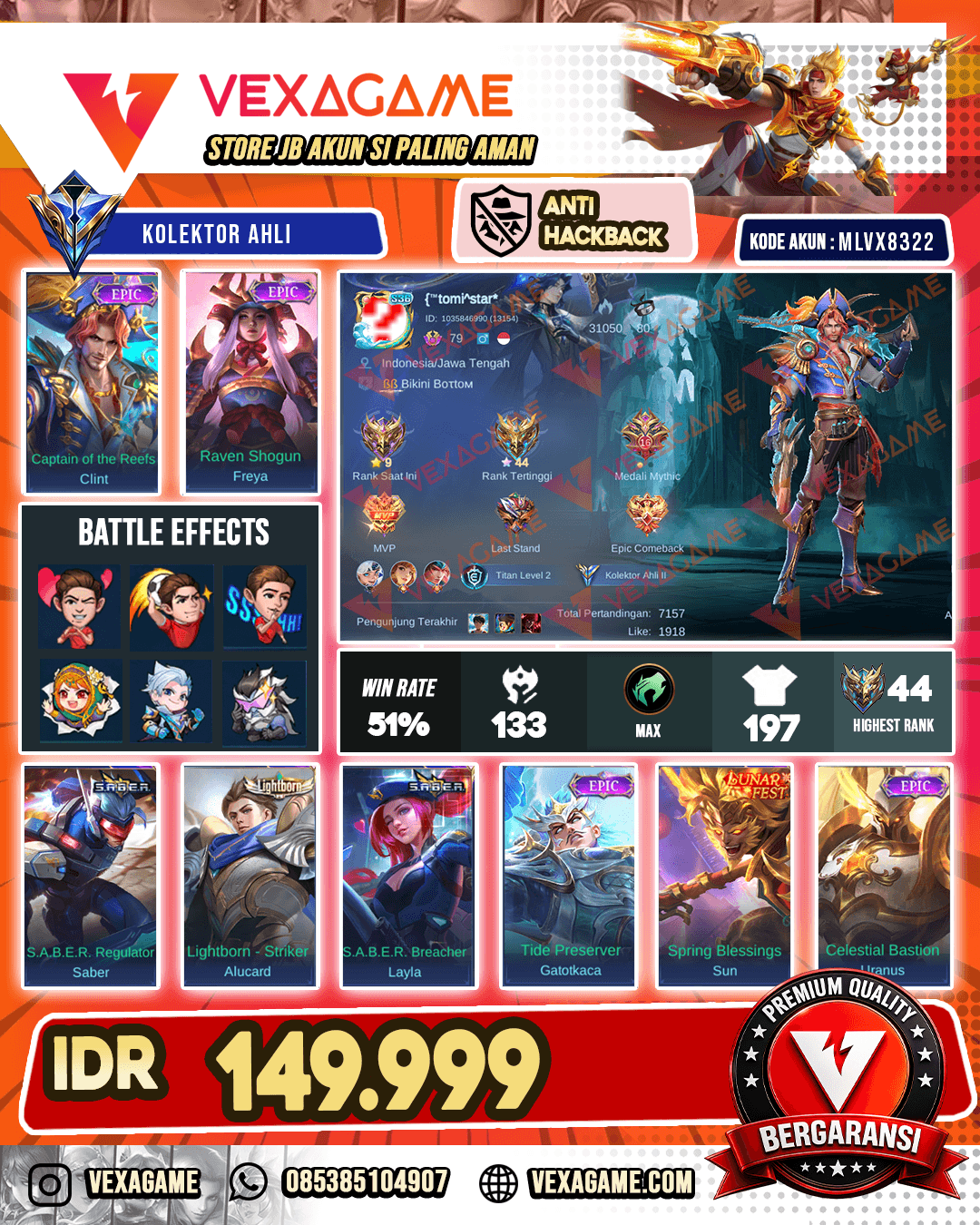 Clint Epic X Freya Epic