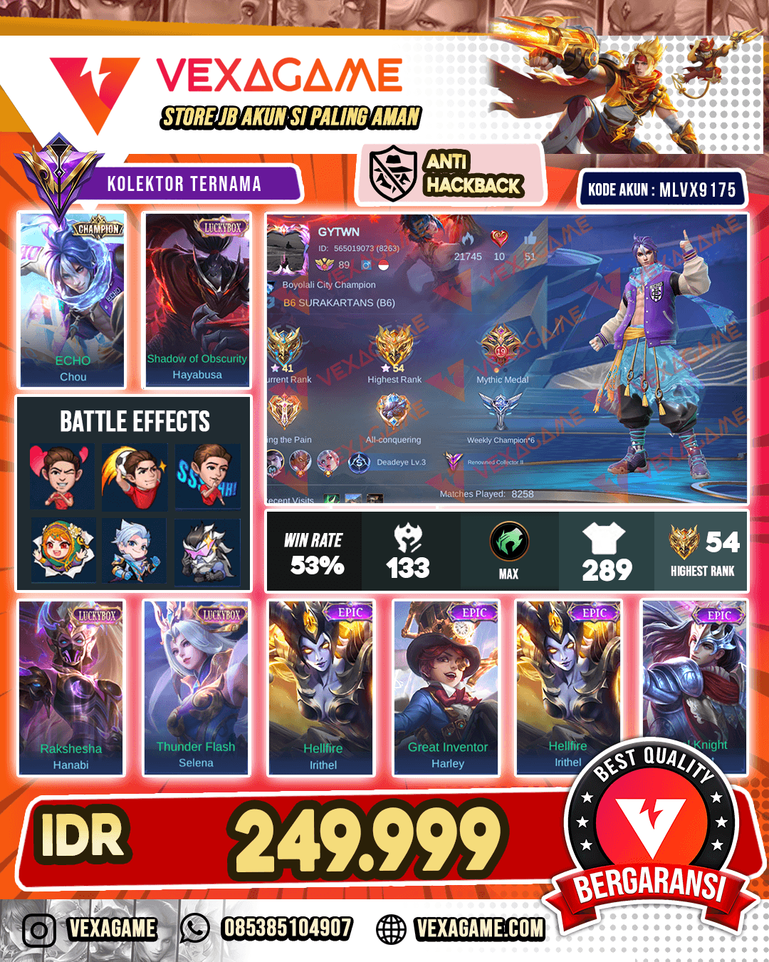 Chou Champion | 3 Luckybox