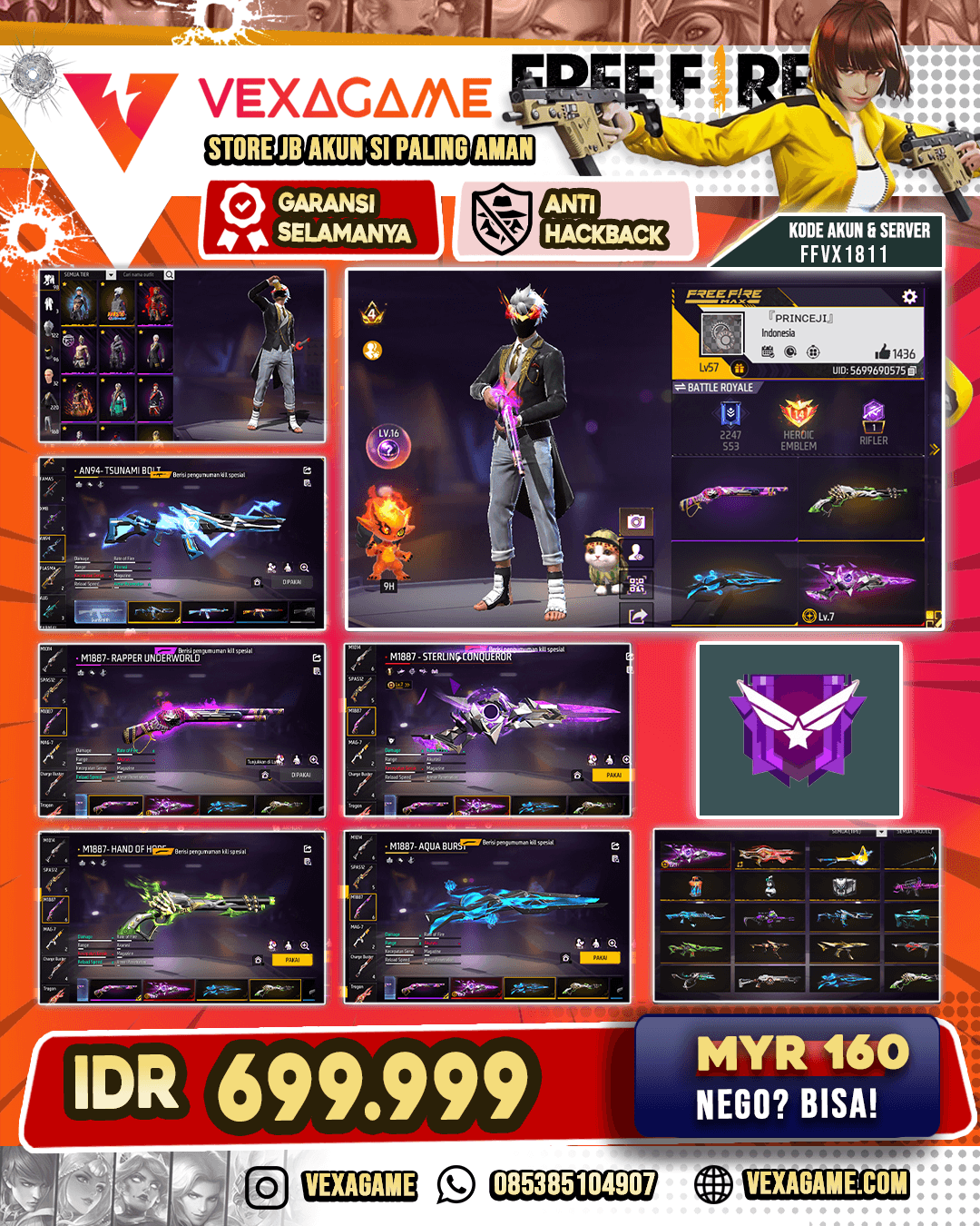 SG 6 RASA | EVO SG2 MAX | SG RAPPER | SG LUMUT | SG AQUA BURS | VAULT 200++