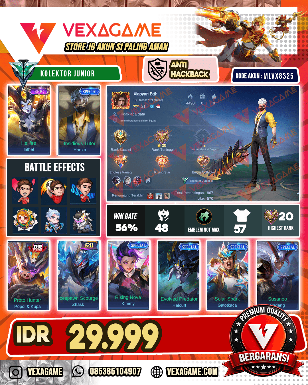 Akun Murah Harga Pelajar