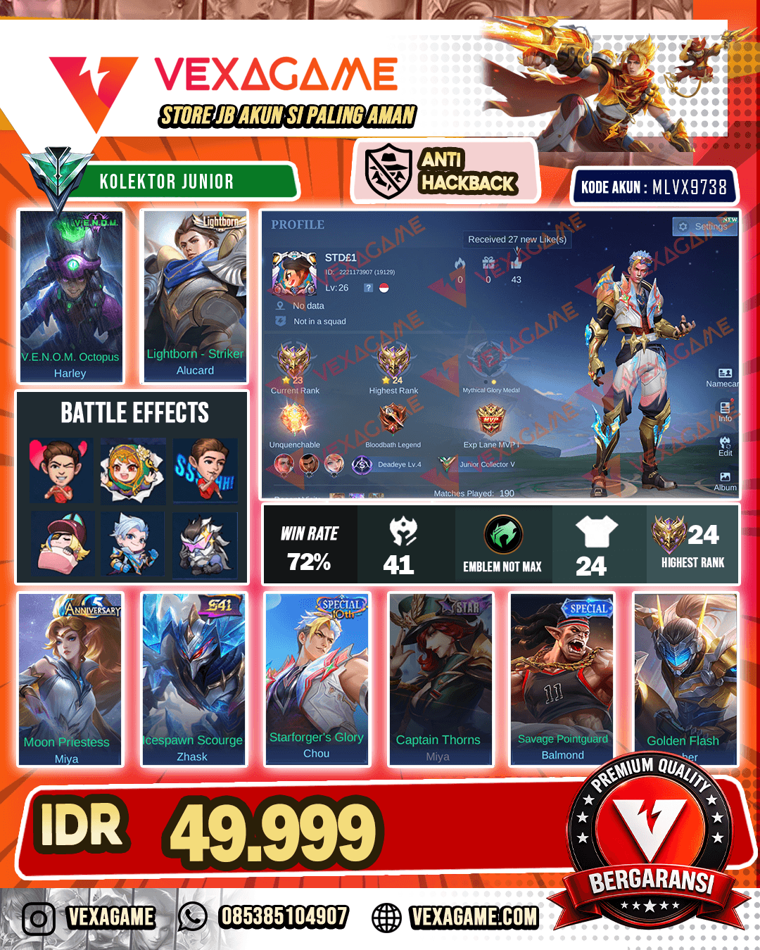 Akun Murah Harga Pelajar