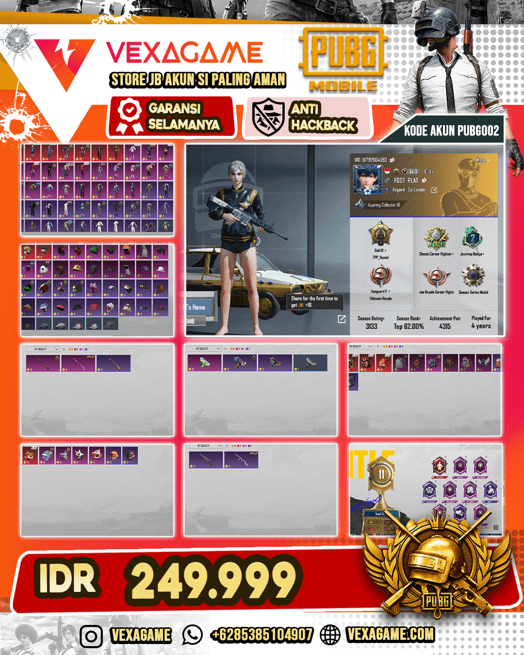 RP Max A18 & A19 | Set Mytic 2 | 2 set collabs bluelock | Weapon Lab 7, Max 3