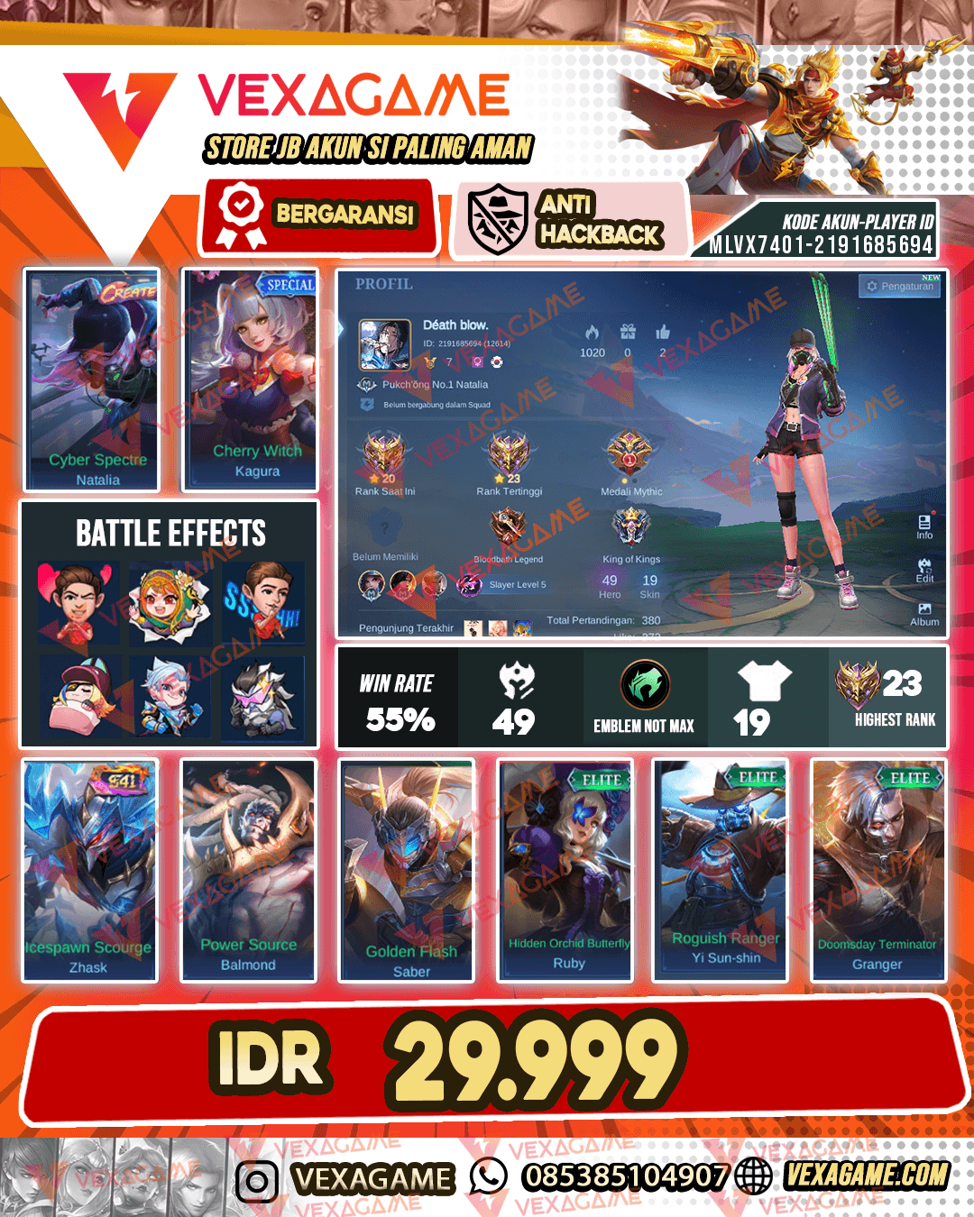 Akun Murah Bangett