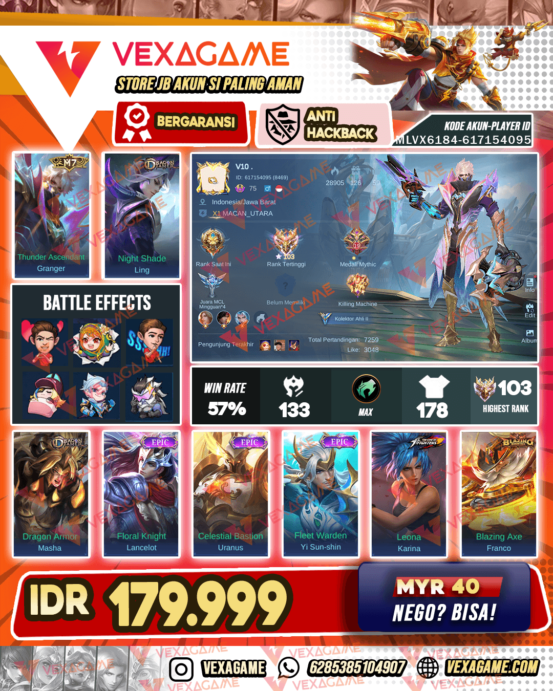 Granger M7 | Emblem MAX & Hero MAX