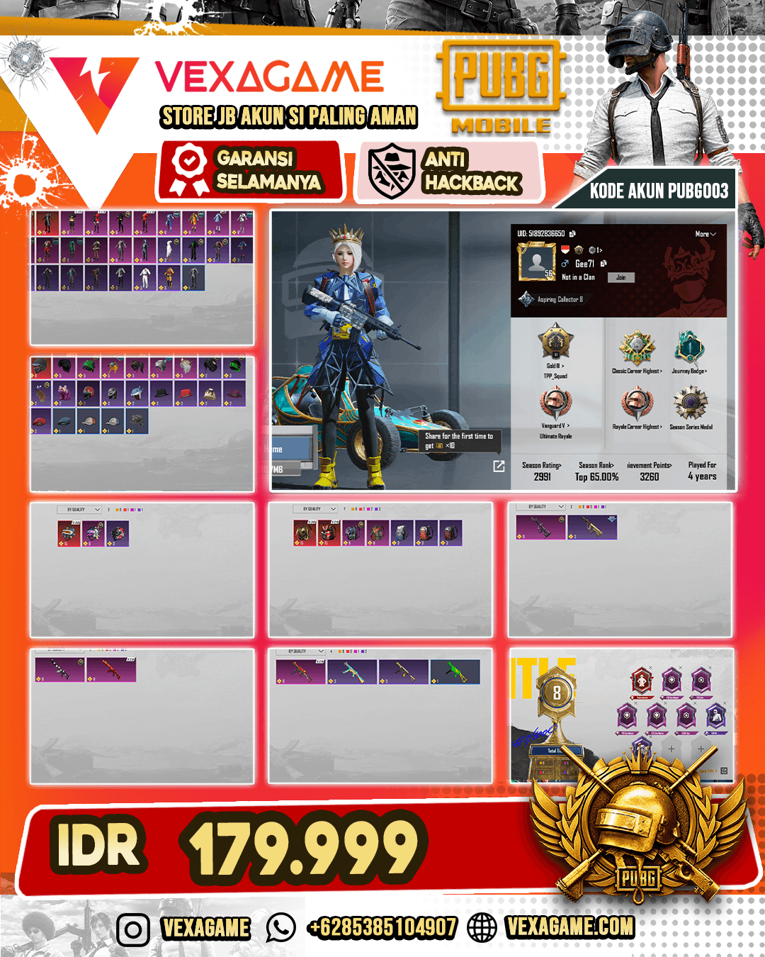 Rp A18 max | Set Mytic 1 | weapon Lab 2 | Title Overachiver