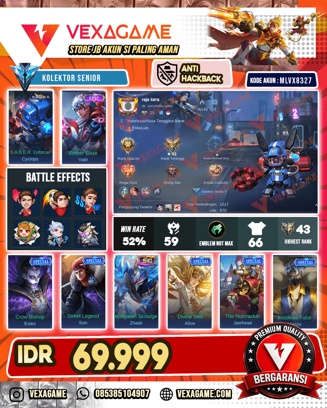 Cyclops Saber X Valir Epic