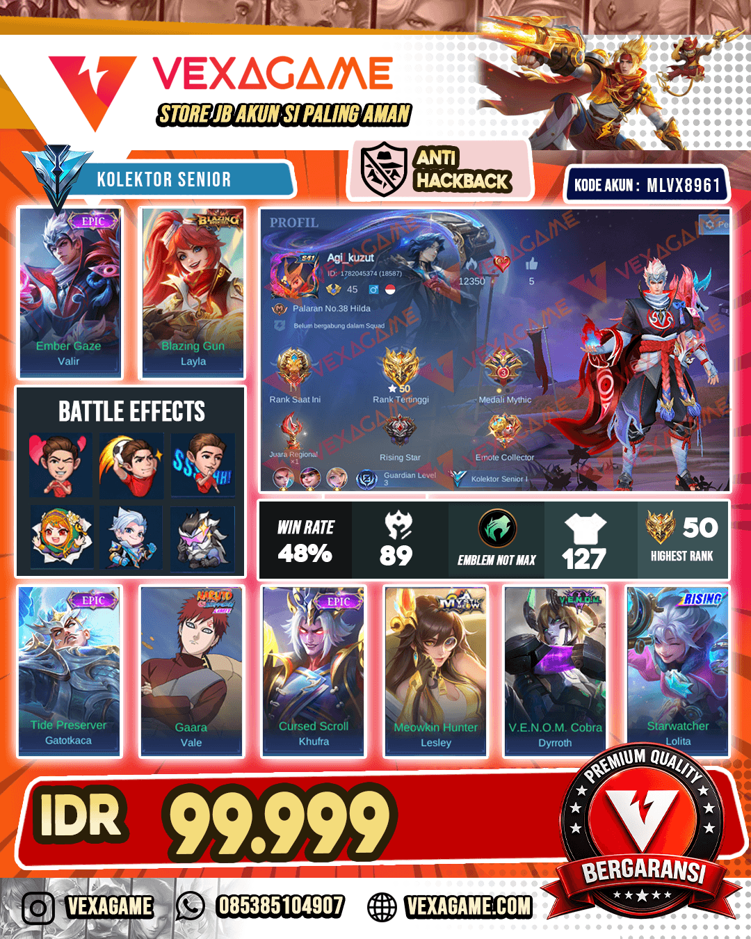 Valir Epic X Layla Blazing
