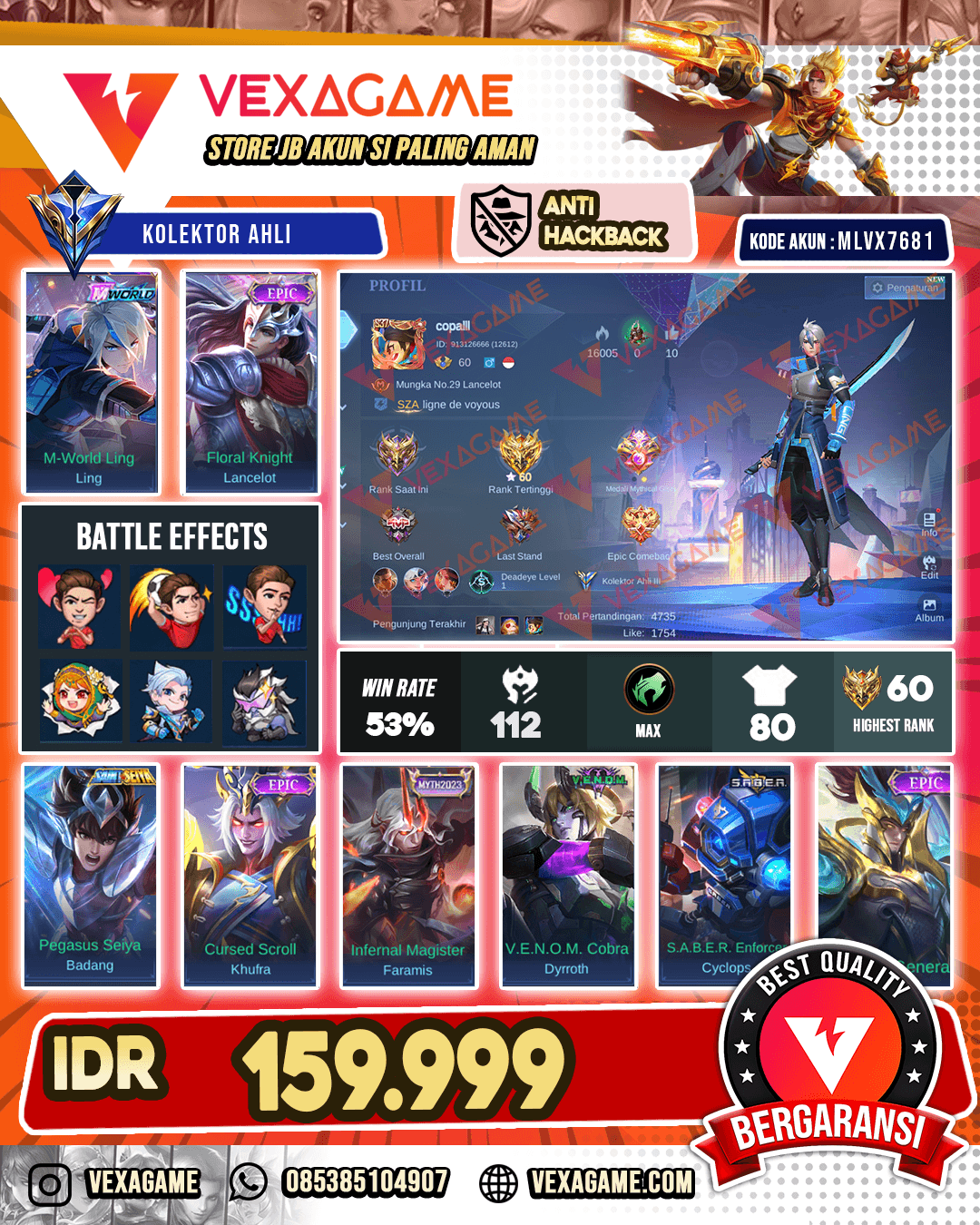 Ling Mworld | Lancelot Epic