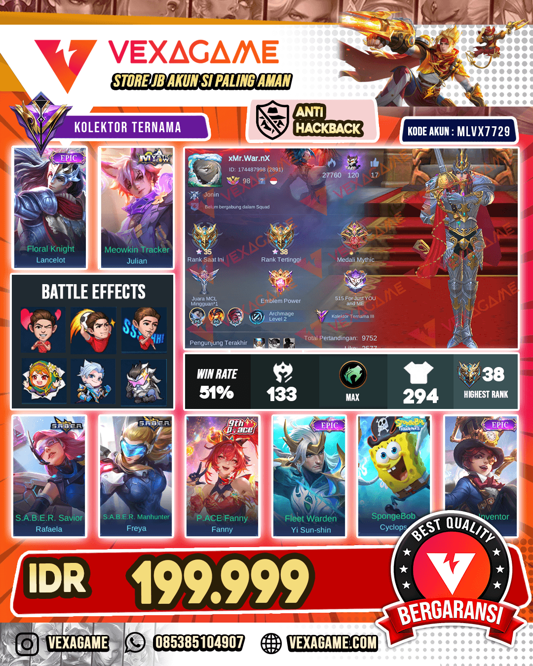 Lancelot Epic | Julian Meow