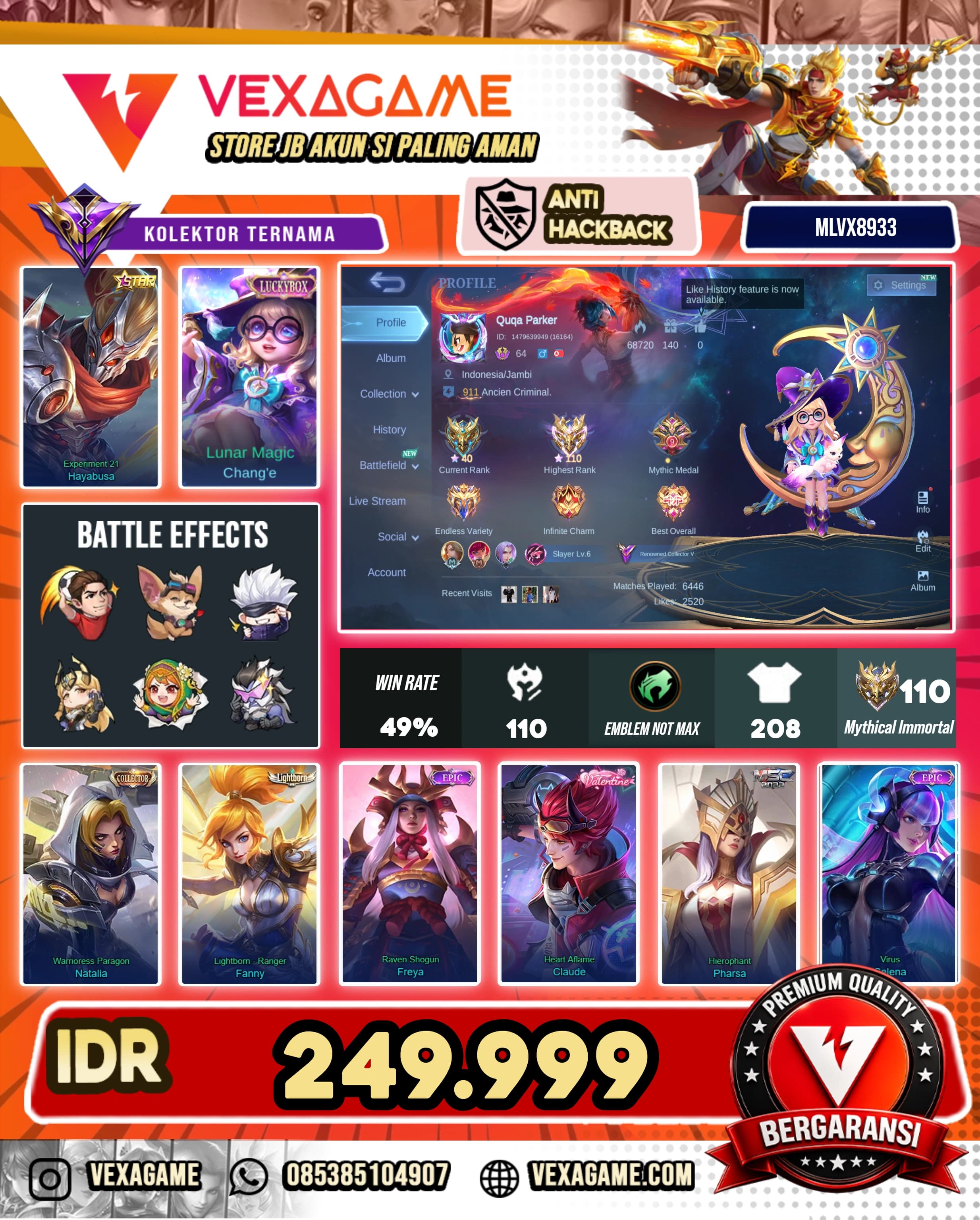 Change Luckybox | Ex Immortal | Recall Tim Dewa