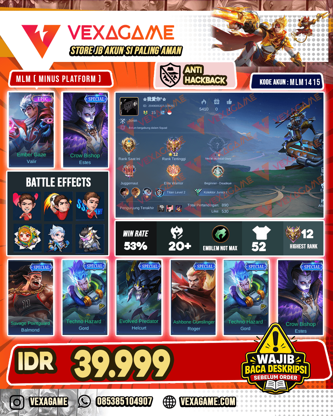 Akun Murah