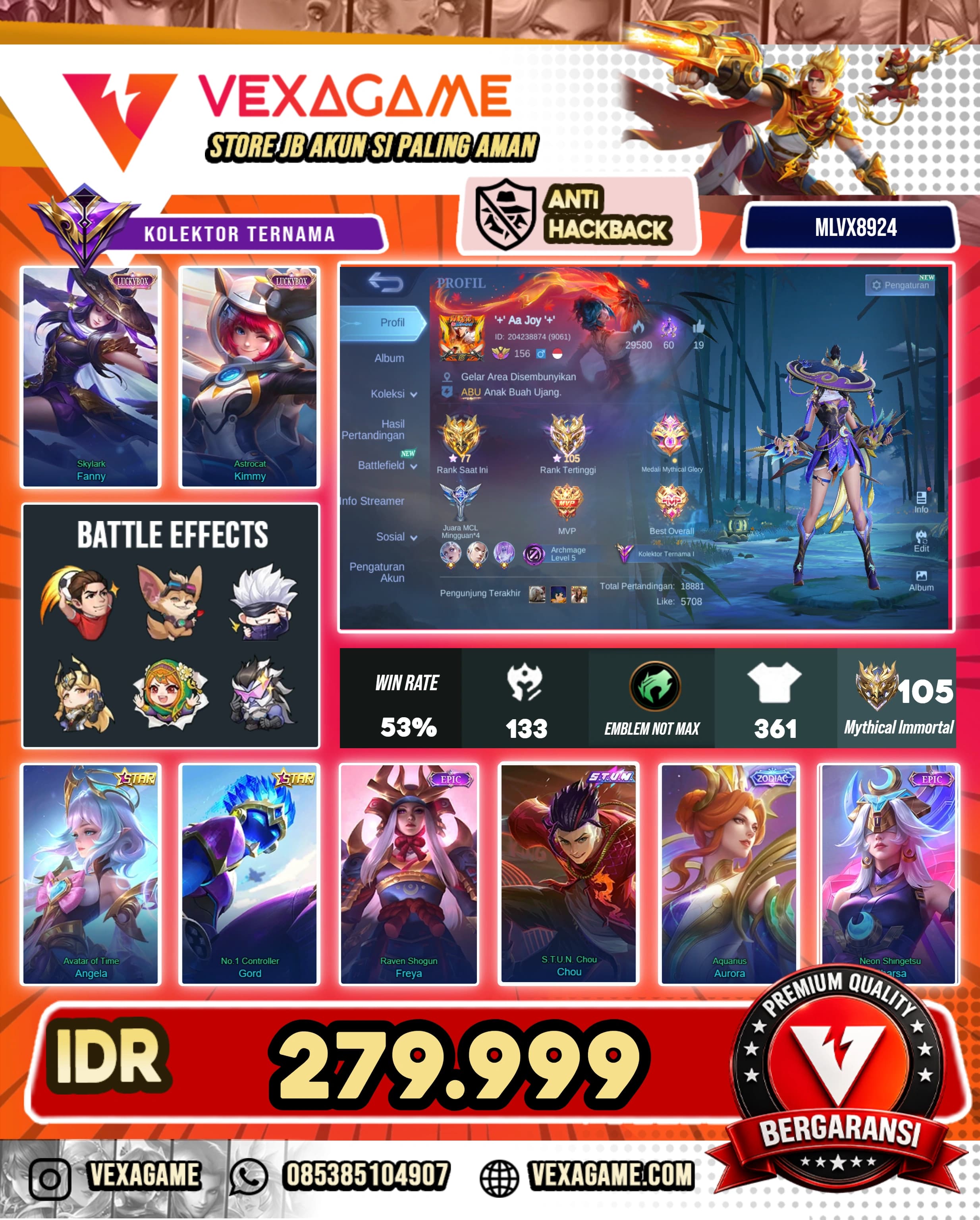 Fanny Luckybox X Kimmy Luckybox | Ex Immortal