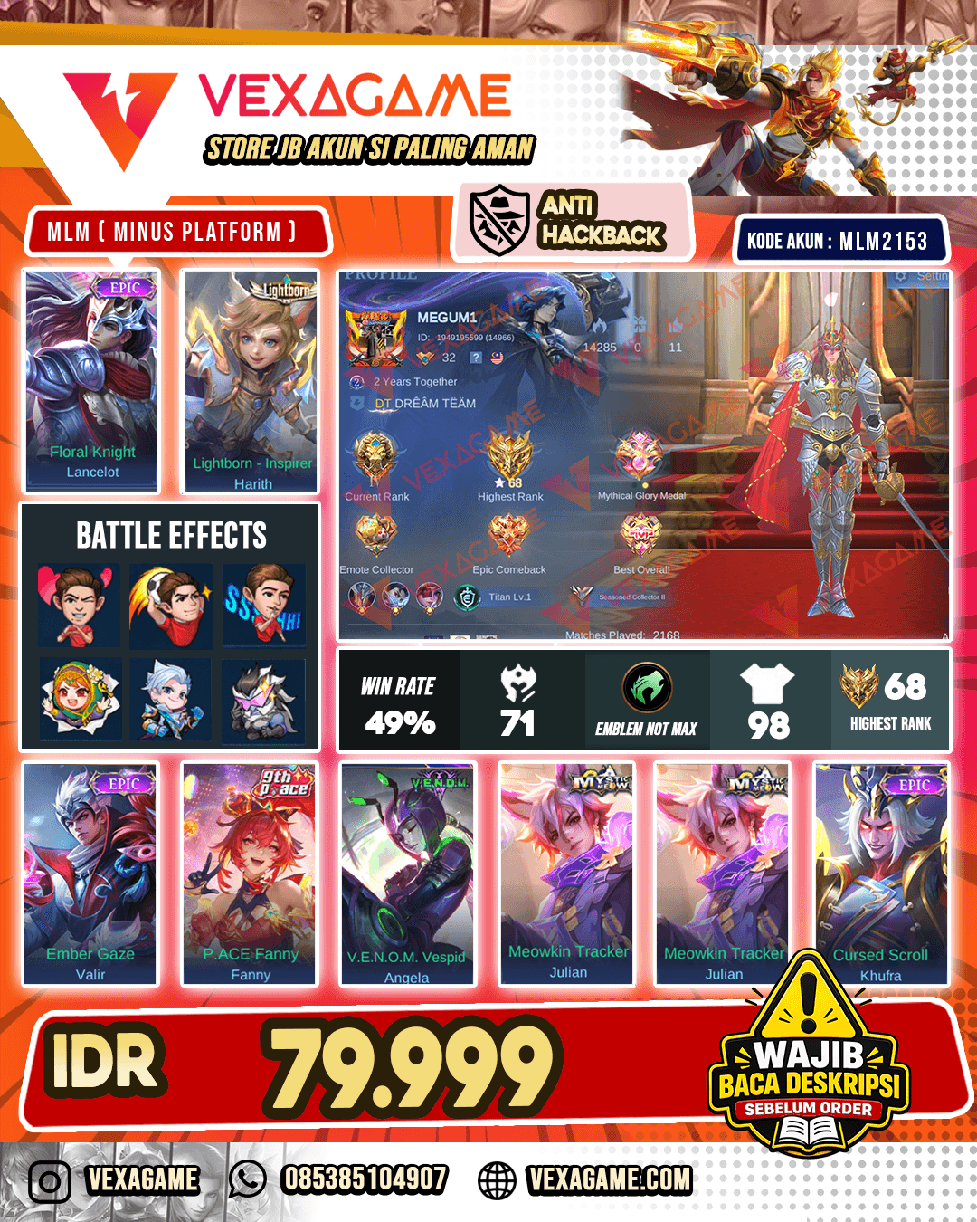 Lancelot Epic X Harith Lightborn